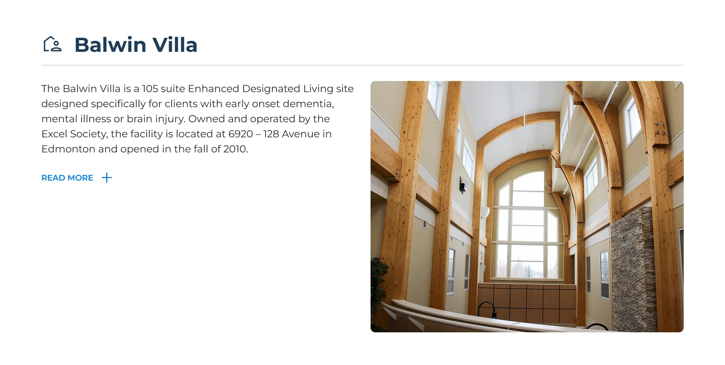 A design variation with a toggle button that expands or collapses a dense content section.